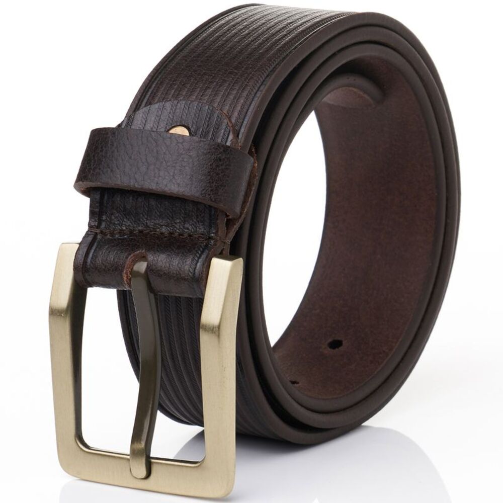 Hammer Anvil Mens Full Grain Leather 38 MM Casual Jean Belt - Picture 1 of 4